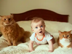 Bebekli Evde Kedi Olur Mu? Avantajları ve Dezavantajları