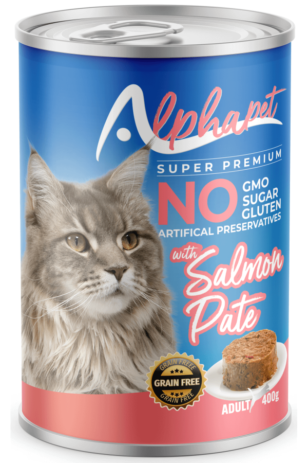 Alpha Somon Etli Pate Yetişkin Kedi Konserve 400GR 24'LÜ Alpha Somon Etli Pate Yetişkin Kedi Konserve 400GR 24'LÜ