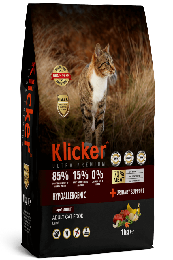 KLİCKER YETİŞKİN KEDİ MAMASI HYPOALLERGENİC KUZULU 1 KG KLİCKER YETİŞKİN KEDİ MAMASI HYPOALLERGENİC KUZULU 1 KG