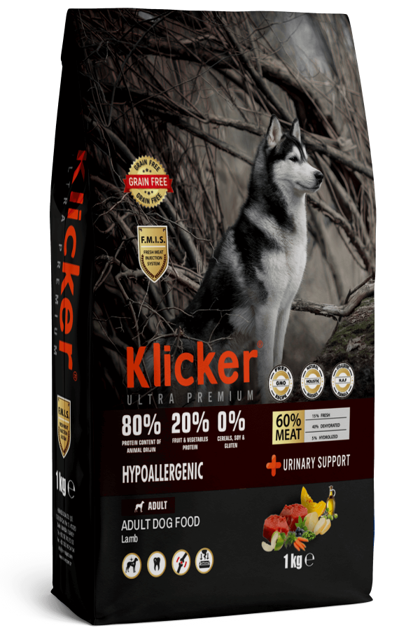 KLİCKER YETİŞKİN KÖPEK MAMASI KUZULU 1 KG KLİCKER YETİŞKİN KÖPEK MAMASI KUZULU 1 KG
