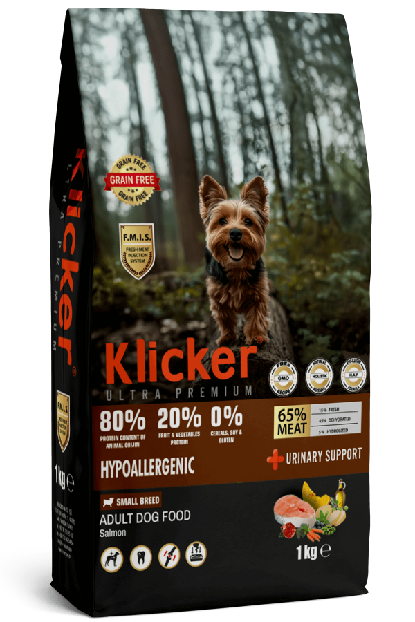 KLİCKER YETİŞKİN KÖPEK MAMASI MİNİ IRK SOMONLU 1 KG KLİCKER YETİŞKİN KÖPEK MAMASI MİNİ IRK SOMONLU 1 KG