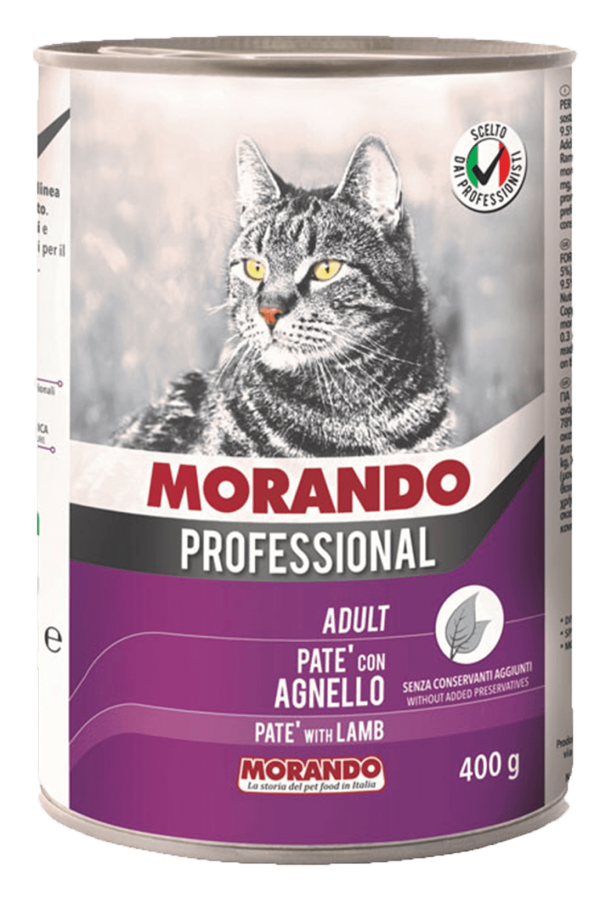 Morando Kuzulu Pate Kedi Konserve 405gr 24'lü Morando Kuzulu Pate Kedi Konserve 405gr 24'lü