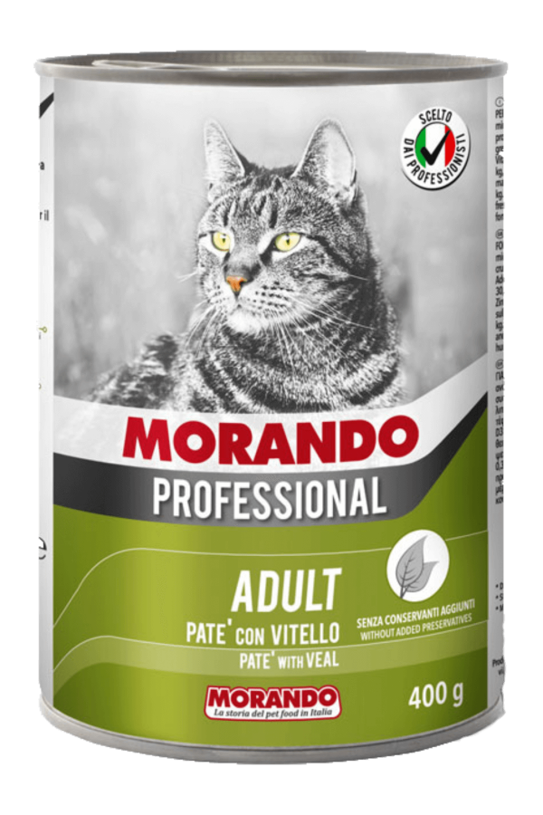 Morando Dana Etli Pate Kedi Konserve 400gr 24'lü Morando Dana Etli Pate Kedi Konserve 400gr 24'lü