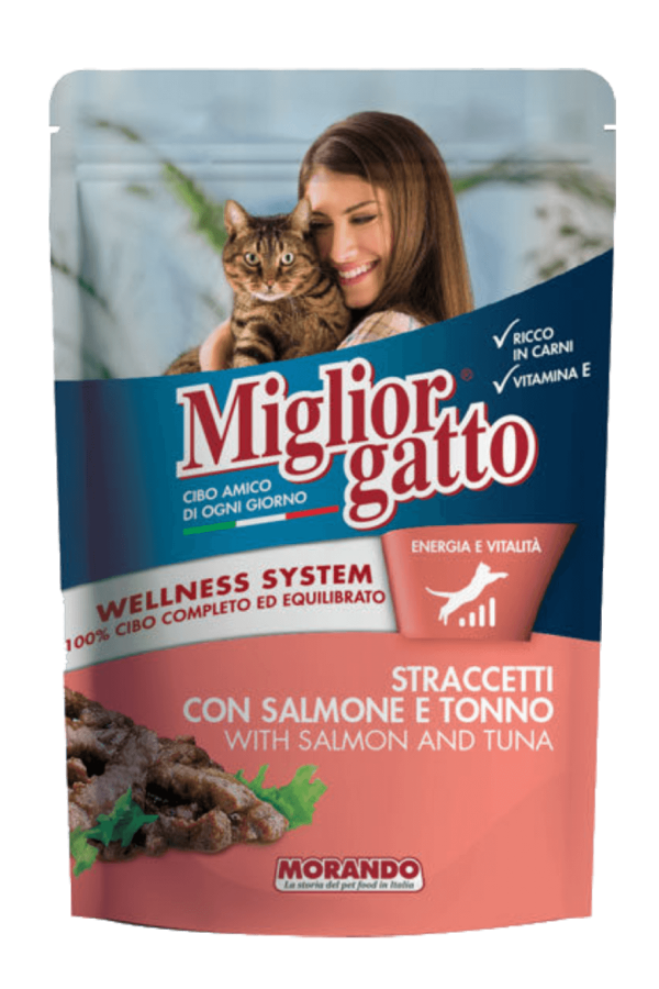 Miglior Gatto Somon & Tuna Parçalı Pouch 100Gr. 24'Lü Miglior Gatto Somon & Tuna Parçalı Pouch 100Gr. 24'Lü