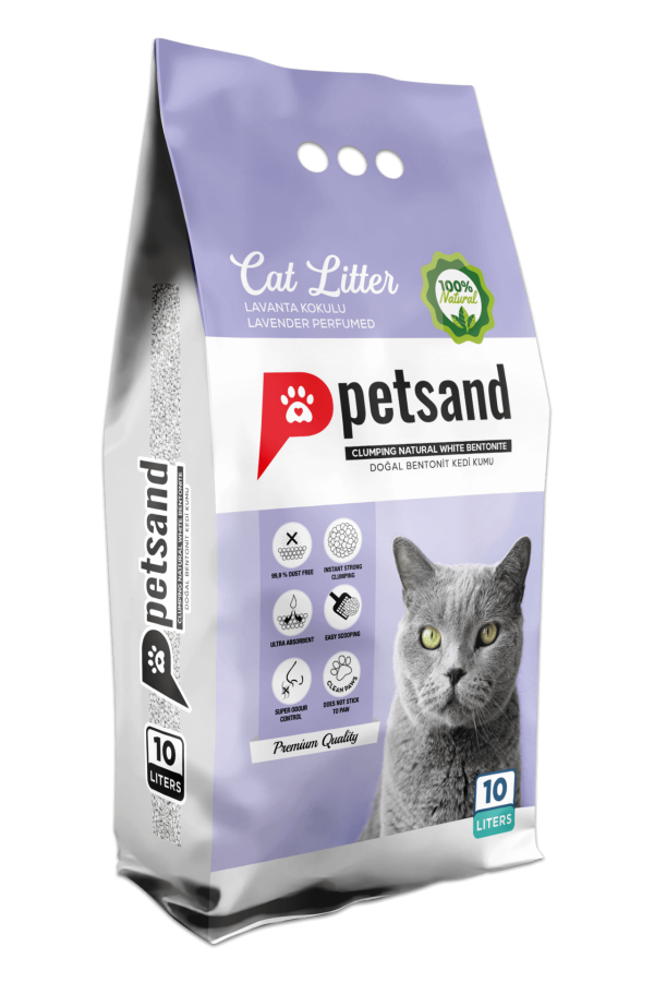 PetSand Lavanta Kokulu Kedi Kumu 10 LT PetSand Lavanta Kokulu Kedi Kumu 10 LT
