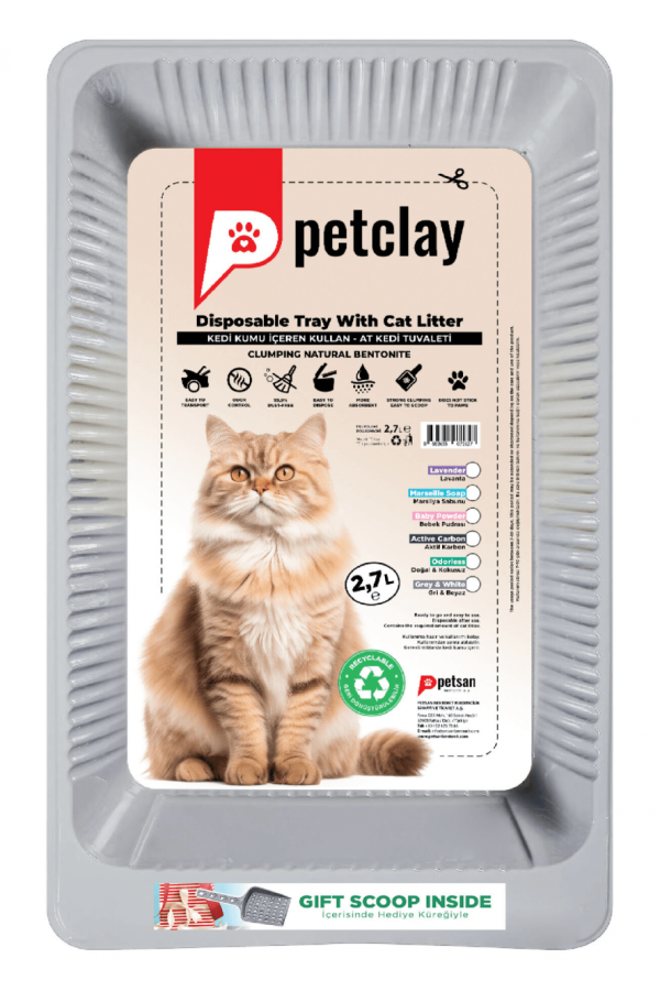 Pet Clay Kullan At Kedi Tuvaleti Lavanta 2.7 Lt Pet Clay Kullan At Kedi Tuvaleti Lavanta 2.7 Lt