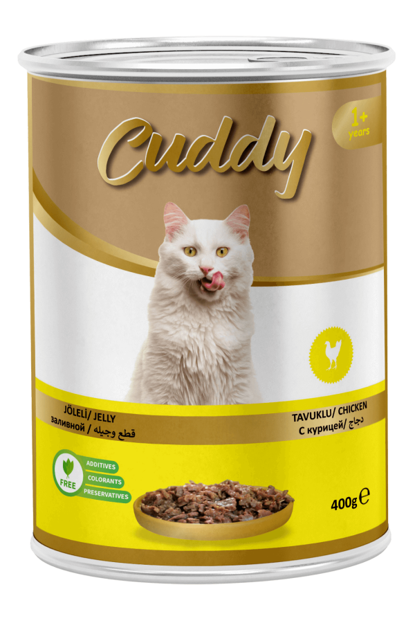 Cuddy Somonlu Chunk Kedi Konserve 400 G 24'lü Cuddy Somonlu Chunk Kedi Konserve 400 G 24'lü