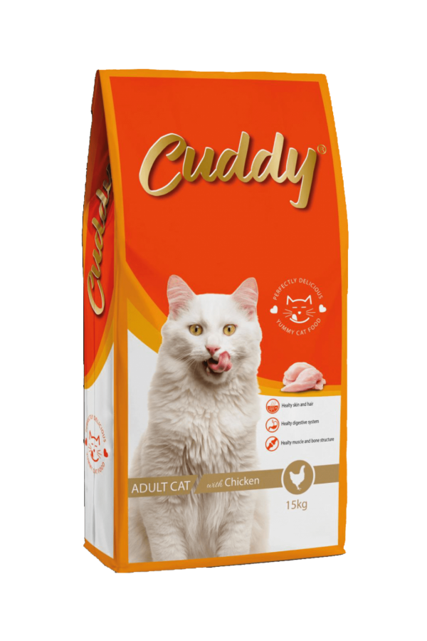 Cuddy Yetişkin Kedi Maması Tavuklu 15 KG Cuddy Yetişkin Kedi Maması Tavuklu 15 KG