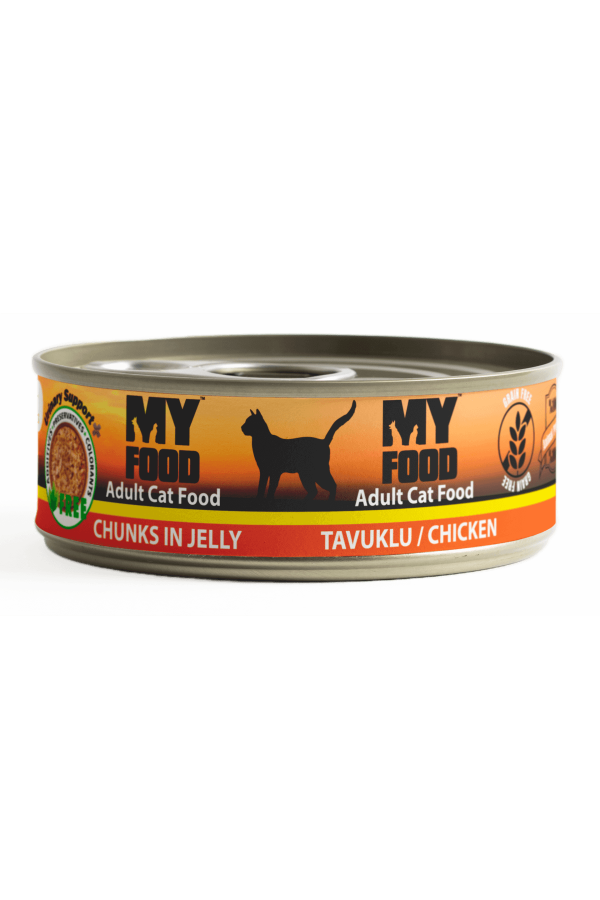 MYFOOD YETİŞKİN KEDİ KONSERVE TAVUKLU 100GR. 24-LÜ MYFOOD YETİŞKİN KEDİ KONSERVE TAVUKLU 100GR. 24-LÜ