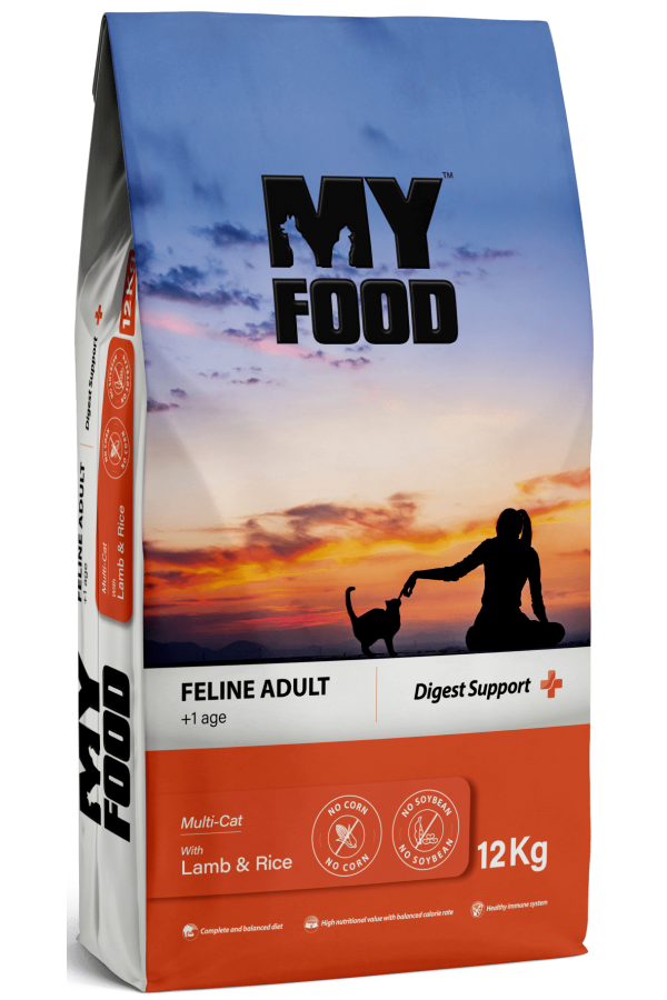 MyFood Yetişkin Kedi Maması Kuzulu & Pirinçli 12 KG MyFood Yetişkin Kedi Maması Kuzulu & Pirinçli 12 KG