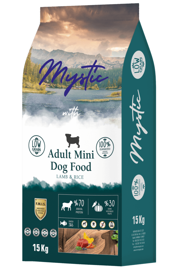 Mystic Az Tahıllı Yetişkin Köpek Maması Mini Orta Kuzulu 15 KG Mystic Az Tahıllı Yetişkin Köpek Maması Mini Orta Kuzulu 15 KG