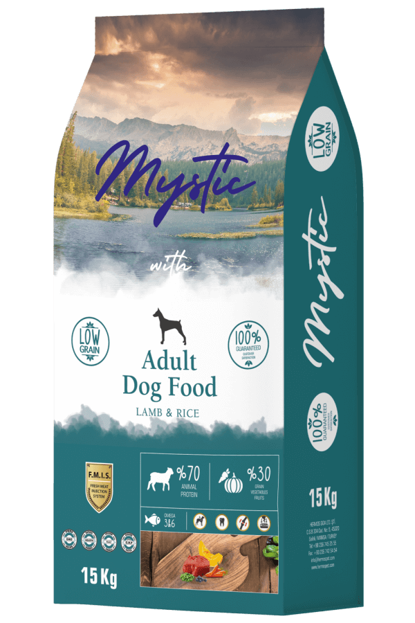 Mystic Az Tahıllı Yetişkin Köpek Maması Kuzulu 15 KG Mystic Az Tahıllı Yetişkin Köpek Maması Kuzulu 15 KG