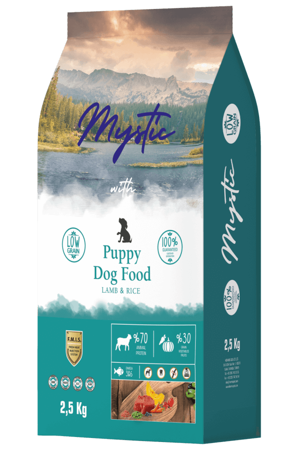 Mystic Az Tahıllı Yavru Köpek Maması Kuzulu 2,5 KG