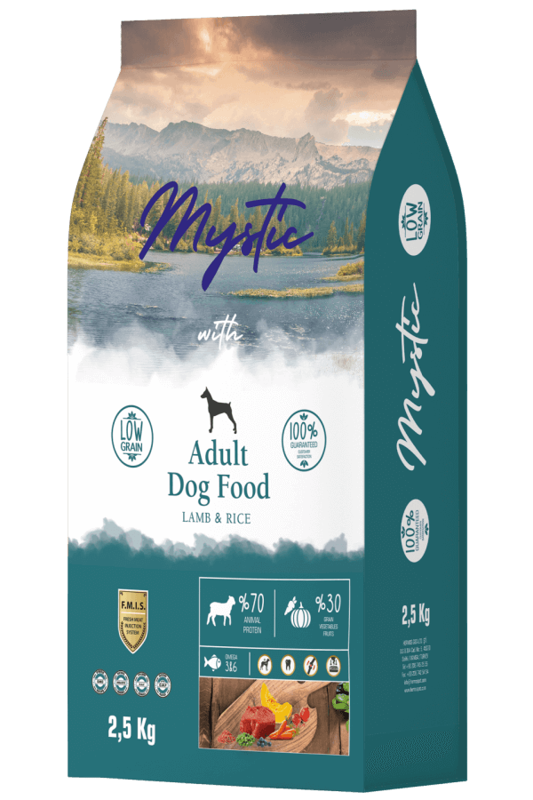 Mystic Az Tahıllı Yetişkin Köpek Maması Kuzulu 2,5 KG Mystic Az Tahıllı Yetişkin Köpek Maması Kuzulu 2,5 KG
