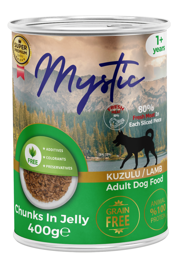 Mystic Parça Etli Joleli Yetişkin Köpek Konserve 400 Gr. 24'lü