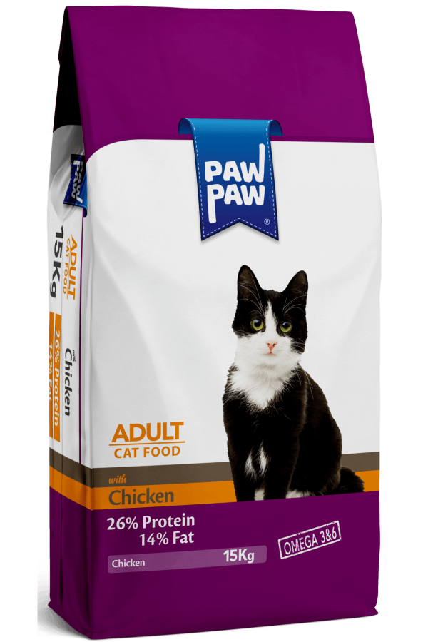 Paw Paw Yetişkin Kedi Maması Tavuklu 15 KG Paw Paw Yetişkin Kedi Maması Tavuklu 15 KG