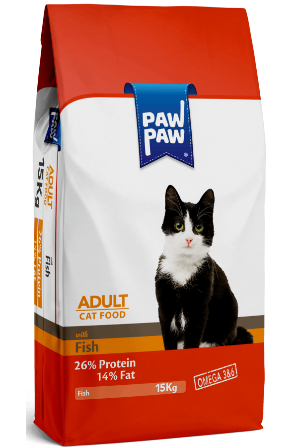 Paw Paw Yetişkin Kedi Maması Balıklı 15 KG Paw Paw Yetişkin Kedi Maması Balıklı 15 KG