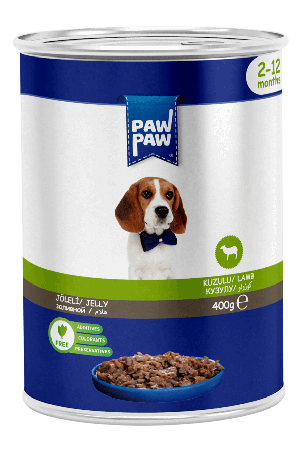 PawPaw Kuzu Etli Chunk Yavru Köpek Konserve 400 G 24'lü PawPaw Kuzu Etli Chunk Yavru Köpek Konserve 400 G 24'lü