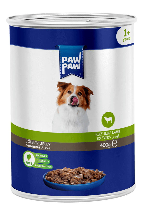 PawPaw Kuzu Etli Chunk Köpek Konserve 400 G 24'lü PawPaw Kuzu Etli Chunk Köpek Konserve 400 G 24'lü